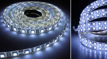 Si të bëni ndriçimin LED (dritë e fshehur) në tavan